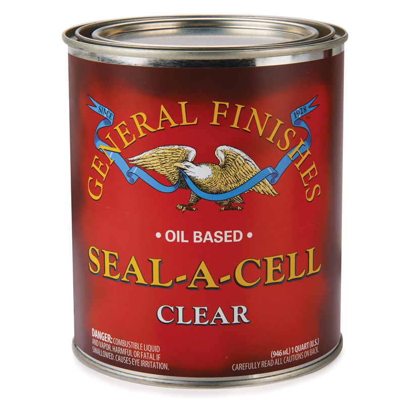 Seal-A-Cell Varnish - Solvent Based - Satin - Clear - Size:1 Quart
